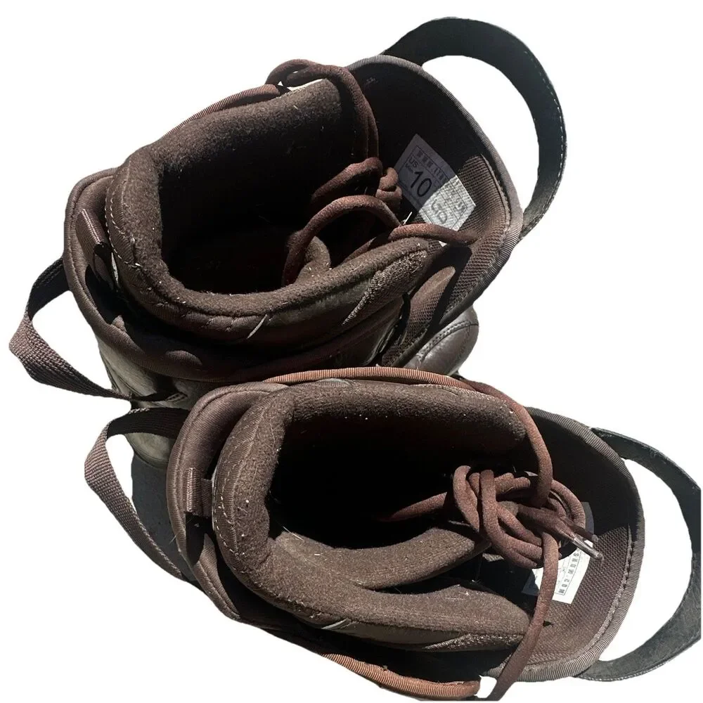 LTD Snowboard Boots Mens Size 10 Brown Black Lace Up Medium Flex Winter